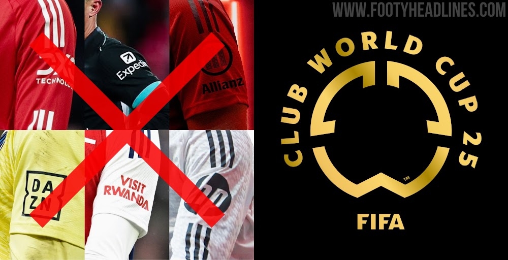 FIFA不允許世俱杯球隊(duì)有袖標(biāo)贊助，需貼上世俱杯徽標(biāo)