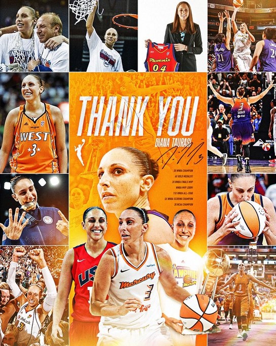  傳奇落幕！WNBA巨星陶樂西宣布退役 結(jié)束20年職業(yè)生涯